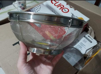 Escorredor Multiuso Aço Inox Mimo Style Prata 24 cm na Amazon