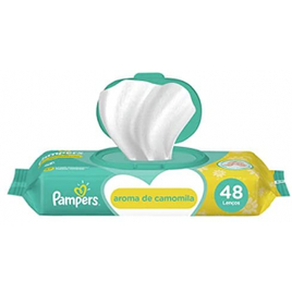 2 Pacotes de Lenços Umedecidos Pampers Aroma De Camomila - 48 Unidades na Amazon