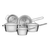 Jogo de Panelas com Fundo Triplo 5 Peças Tramontina Inox na Amazon