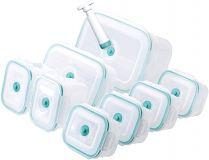 Recipientes de armazenamento de alimentos Vac ‘n Save Ruby na Amazon