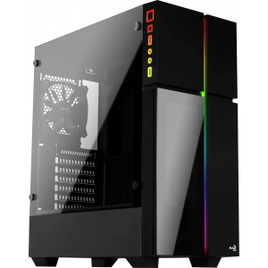 Gabinete Gamer Aerocool Playa RGB Mid Tower Vidro Temperado Black 67967 Sem Fonte na Terabyte Shop