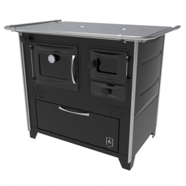 Fogão A Lenha Supreme Hidro N2 Lado Esquerdo - HFS2LE na Estrela10