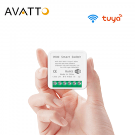 Modulo Interruptor Inteligente Avatto Mini 16A Wifi Switch - Tuya na Aliexpress