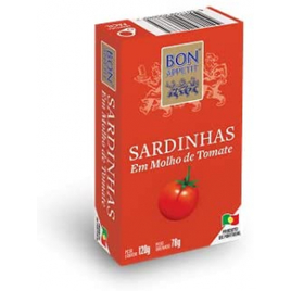Sardinha em Molho de Tomate Bon Appetit 120g na Amazon