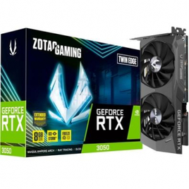 Placa de Vídeo Zotac Gaming NVIDIA Geforce RTX 3050 Twin Edge 8GB GDDR6 LHR Ray Tracing VR Ready ZT-A30500E-10M na KaBuM!