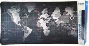 Mouse Pad Gamer Extra Grande 700x350x3mm Bordas Costuradas e Base Antiderrapante Exbom MP7035C Mapa Mundi na Amazon