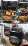 Fritadeira Elétrica sem Óleo/Air Fryer Philco – 2 em 1 Air Fry e Forno Oven PFR2000P Preto 11L na Magazine Luiza