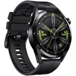 Smartwatch Huawei Watch GT3, 46mm, Bluetooth, Tela HD Amoled, GPS, Resistente à Água, Preto - JPT-B19 na KaBuM!