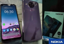 Smartphone Nokia 5.4 128GB 4GB RAM Tela de 6,3 Pol. Câmera Traseira 48MP Roxo – NK026 na Amazon