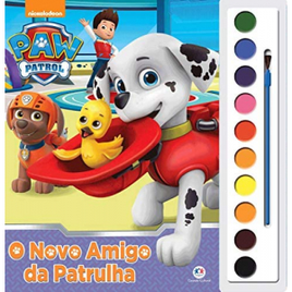 Livro Para Colorir Patrulha Canina: O Novo Amigo da Patrulha na Amazon