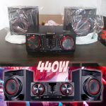 Mini System LG Bluetooh USB MP3 CD Player 440W – Karaokê CJ44 X Boom na Magazine Luiza