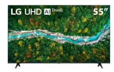Smart TV 55″ LG 4K UHD 55UP7750 WiFi, Bluetooth, HDR, Inteligência Artificial ThinQ, Google, Alexa e Smart Magic – 2021 na Extra