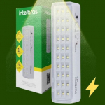 LUMINARIA de EMERGENCIA AUTONOMA LEA 30, intelbras, Branco na Amazon