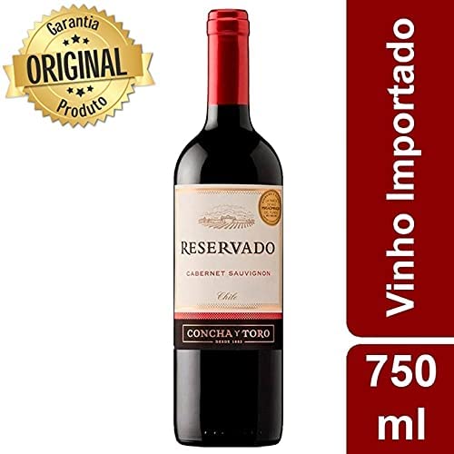 Vinho Concha y Toro Reservado Cabernet Sauvignon 750ml na Amazon