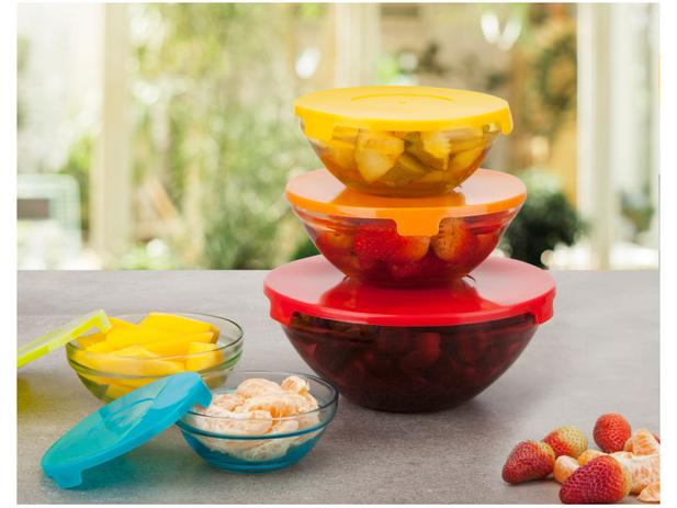 Conjunto de Tigelas Vidro Redondo 5 Peças – Casambiente na Magazine Luiza