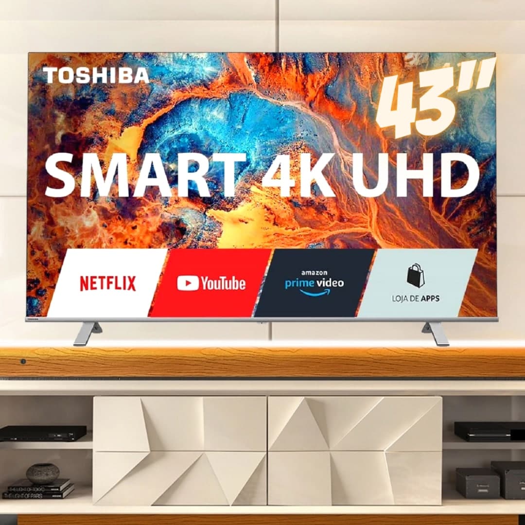 Smart TV DLED Toshiba 43 4k TB003 Smart Vida na Cartão Carrefour