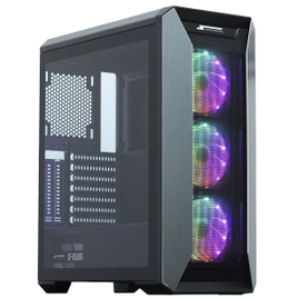 Oferta Relâmpago | Gabinete Gamer SuperFrame Lion Mid Tower RGB Vidro ...