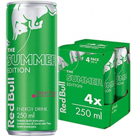 10 Packs Energético Red Bull Energy Drink Summer Pitaya 250ml - 40 Latas na Amazon