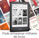 Kindle 10a. geração com bateria de longa duração – Cor Preta na Amazon