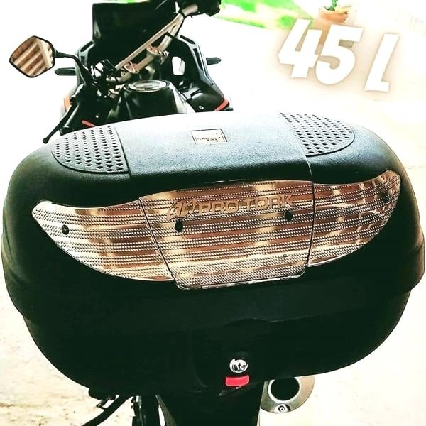 Bauleto 45 Litros Smart Box 2, Pro Tork, Preto/Clear na Amazon