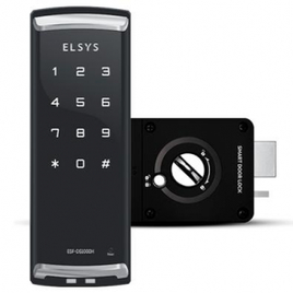 Fechadura Digital de Sobrepor Elsys Horizontal ESF-DS1000H, 4 Baterias Alcalinas AA na KaBuM!