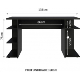 Mesa para Computador Gamer 9409 - Madesa na Amazon