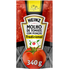 5 Unidades Molho de Tomate Heinz Tradicional - 340g na Amazon