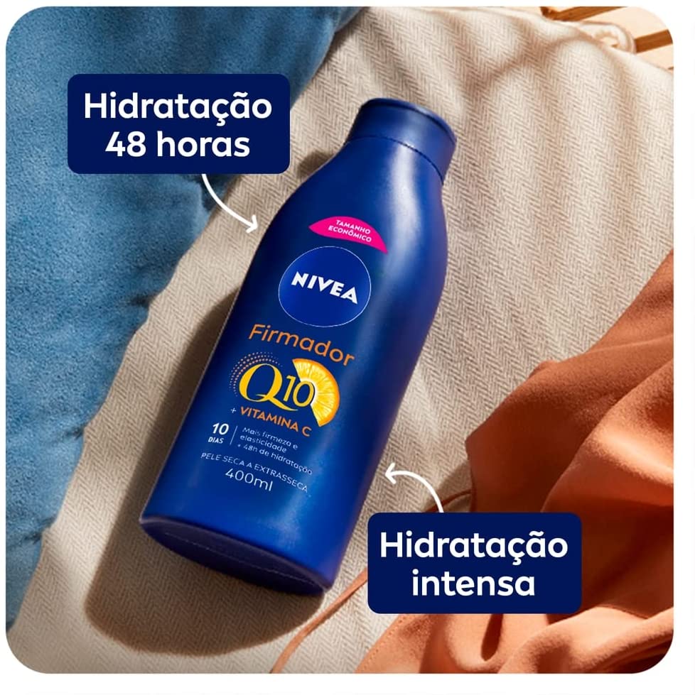 Hidratante Desodorante Nivea Firmador Q10 + Vitamina C Pele Seca 400Ml, Nivea, 400 Ml na Amazon