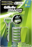 Aparelho de Barbear Gillette Mach3 Sensitive + 9 Cargas na Amazon