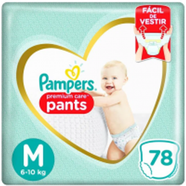 Fralda Pampers Pants Premium Care M - 78 Unidades na Cartão Carrefour