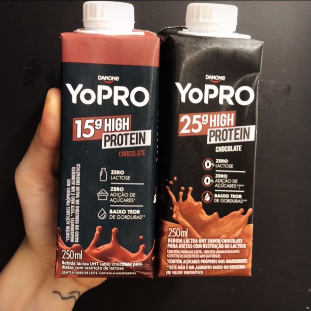 YoPRO Bebida Láctea UHT Chocolate 15g de proteínas 1L na Amazon