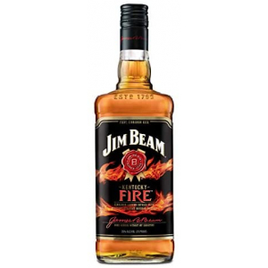 Whisky Jim Beam Fire Bourbon 1L na Amazon
