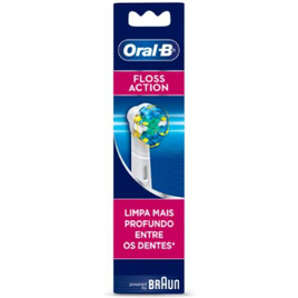 Refil de Escova Dental Elétrica Oral-B Floss Action - 2 Unidades na Casas Bahia