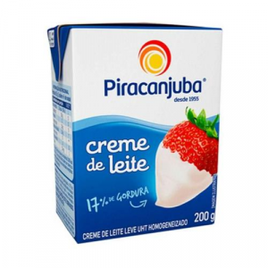 Creme De Leite Piracanjuba Tetra Pack 200g - Embalagem com 27 unidades na Ponto