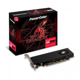 Placa de Vídeo PowerColor Radeon RX 550 Red Dragon 4GB DDR5 128Bit AXRX 550 4GBD5-HLE na Terabyte Shop