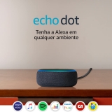 Echo Dot (3ª Geração): Smart Speaker com Alexa – Cor Preta na Amazon