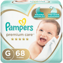 4 Pacotes Fralda Pampers Premium Care G - 272 Unidades na Amazon