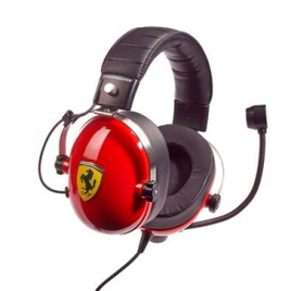 Headset Gamer Thrustmaster T.Racing Scuderia Ferrari DTS na KaBuM!
