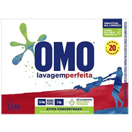 10 Unidades - Sabão em Pó Omo Lavagem Perfeita 1.6kg na Amazon