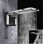 Chuveiro Acqua Duo 220V 7800W, Lorenzetti, 7510104, Preto/Cromado, Pequeno na Amazon