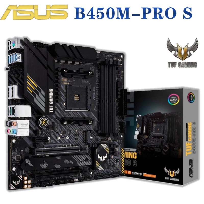 Placa Mãe Asus TUF Gaming B450M Pro S na Aliexpress