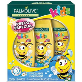 Shampoo e Condicionador Palmolive Naturals Kids Todo Tipo de Cabelo 350ml na Amazon
