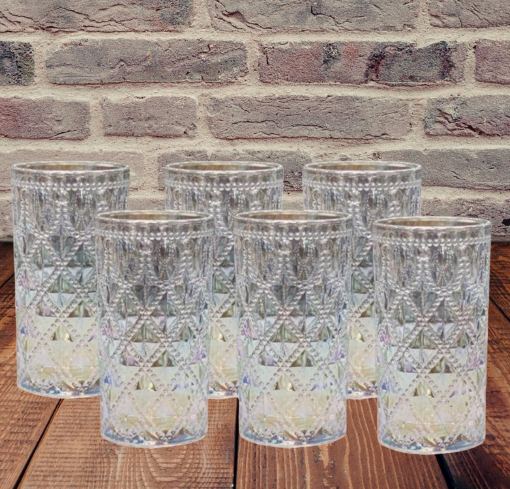 Jogo de Copos de Vidro Royal Transparente 380ml – Casambiente na Casas Bahia