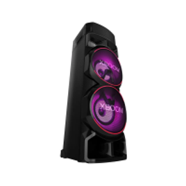 Mini System Torre RN9 LG Bluetooth Karaokê DJ Effects Duplo Woofer Efeito de Luzes na Extra