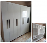 Guarda-roupa Casal 8 Portas 4 Gavetas Araplac – Porto na Magazine Luiza