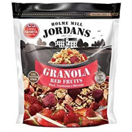 Granola Cereal Red Fruits Maçã Framboesa e Morango Jordans 400g na Amazon