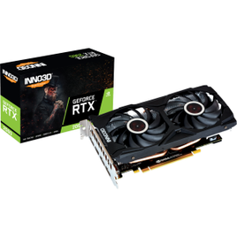 Placa de Vídeo Inno3D GeForce RTX 2060 Twin X2 6GB GDDR6 DLSS Ray Tracing N20602-06D6-1710VA15L na Terabyte Shop