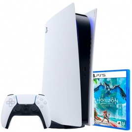 Kit Console Sony Playstation 5 + Jogo Horizon Forbidden West, PS5 na KaBuM!