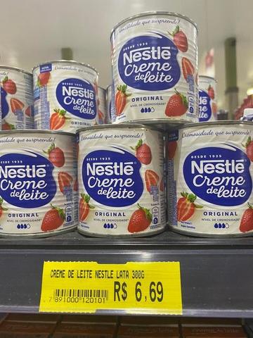 Creme de Leite, Nestlé, Tradicional, 300G na Amazon