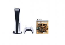 Console Playstation 5 825GB SSD + Controle Sem Fio DualSense – Branco + Jogo Uncharted: Coleção Legado dos Ladrões – PS5 na Casas Bahia